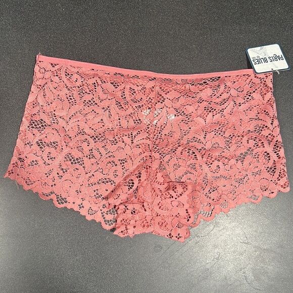 3. Lacy 2 piece Pajama PJ Set Rose Pink NWT Paris Blues - Picture 4 of 4